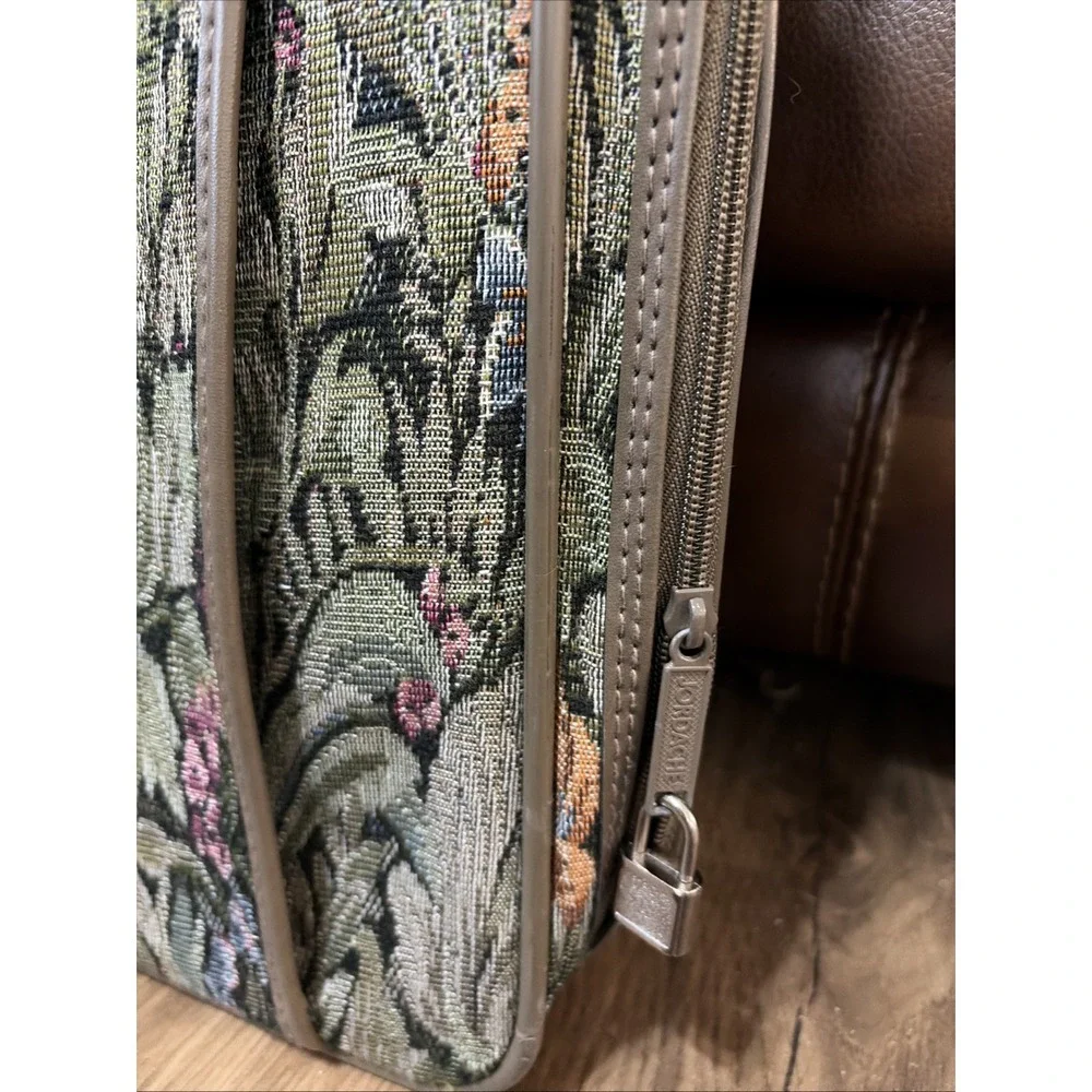 Vintage Jordache Floral Tapestry Travel Bag 26